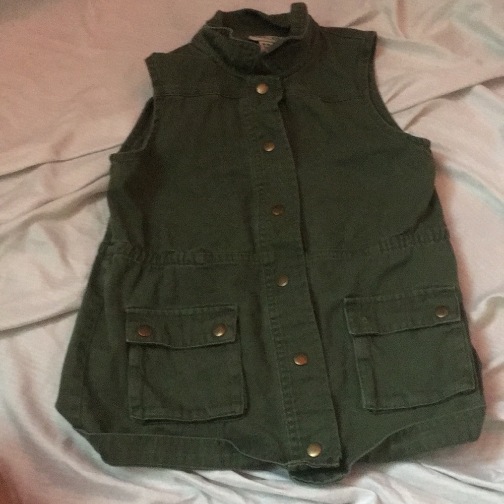 green army vest